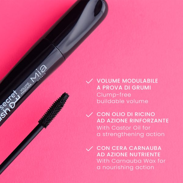 MIA MAKE UP - MY SECRET LASH VOLUME MASCARA - Image 3
