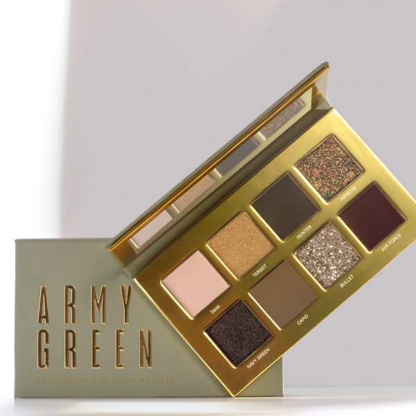 MIA MAKE UP - ARMY GREEN EYE PALETTE