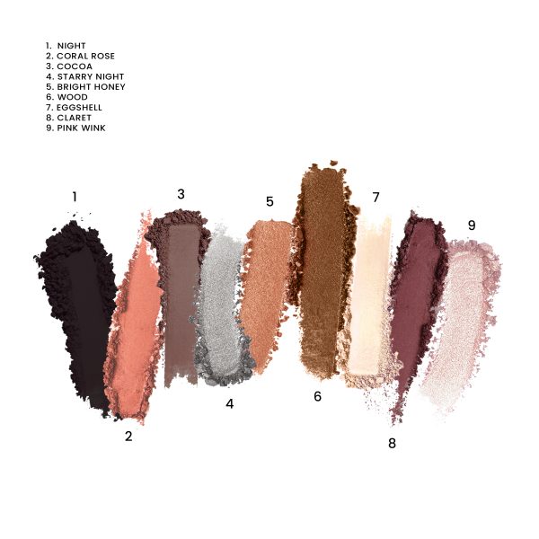 MIA MAKE UP - GLAM EYESHADOW BROWNIE PALETTE - Image 2