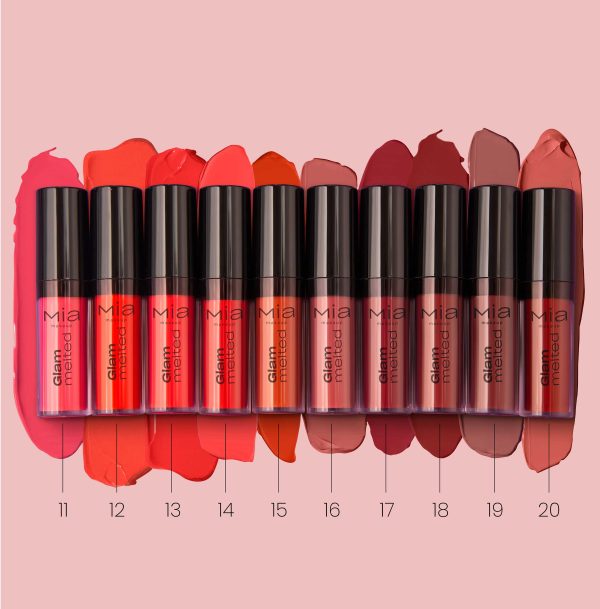 MIA MAKE UP - GLAM MELTED Liquid Lipstick LONG LASTING - Image 3