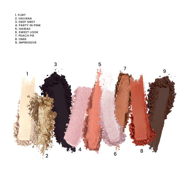 MIA MAKE UP - GLAM EYESHADOW HOT SMOKEY PALETTE - Image 3
