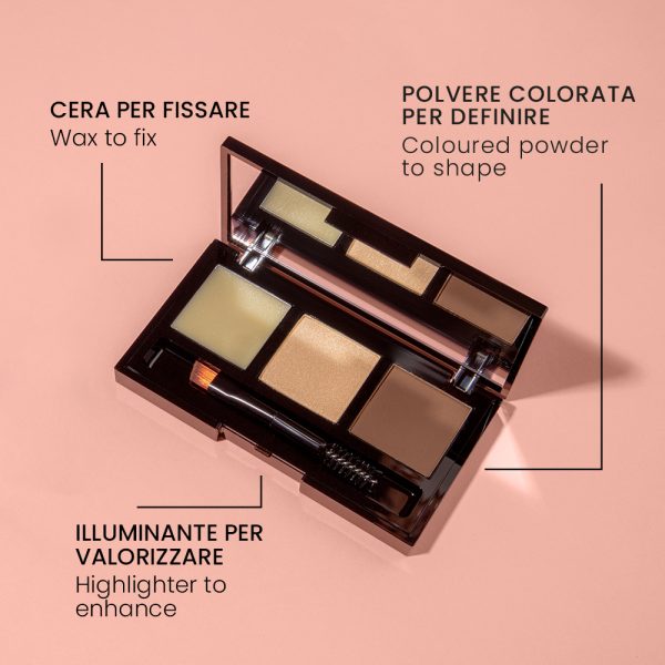 MIA MAKE UP - SET & DEFINE EYEBROW PALETTE