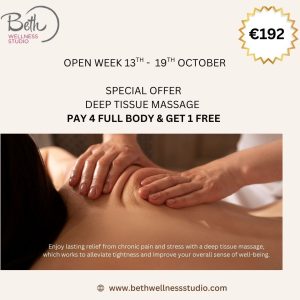 Black Friday Offers – Pay 4 Full Body Massages & Get 1 Free